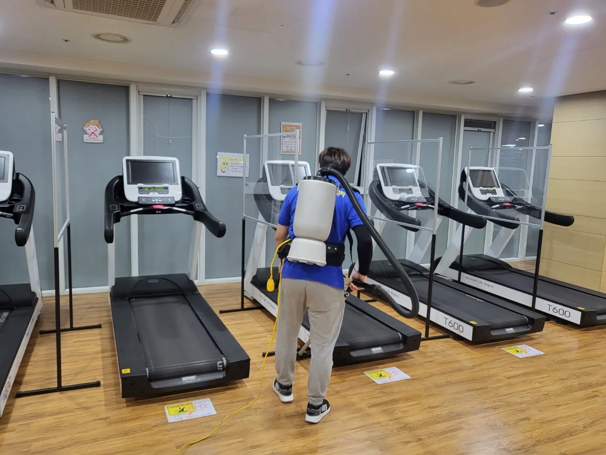 북구 중산동 헬스장 탕비실 직원 휴게공간 위생청소 사례 - 행진크린